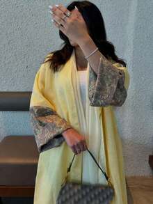 Abaya Multi Colored Striped