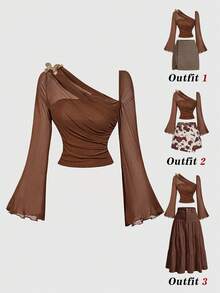 Top Asymmetric Shoulder Flare