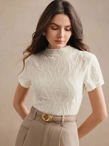 Shirt Anewsta Knitted Textured