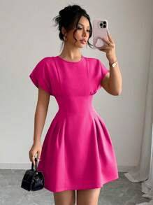 [LYY52] Dress Crew Neck Short (M)