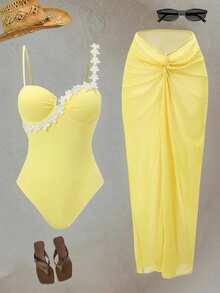 Skirt Yellow Push Up (S)