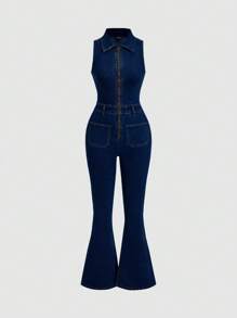 Jumpsuit Sexy Stretchy Denim