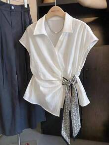 Blouse Franclia White Batwing