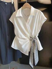 Blouse Franclia Asymmetrical Hem