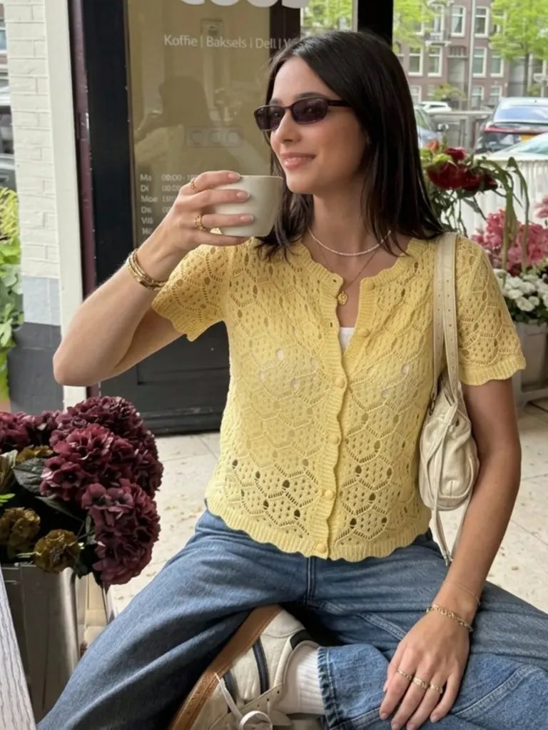 Cévolie Cardigan (Yellow / M)